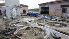 Estado de la antigua planta de acuicultura de Meir�s, en una imagen reciente