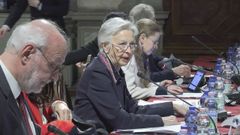  La presidenta de la Comisin de Venecia, Claire Bazy Malaurie interviene en la reunin de la Comisin de Venecia que aprob este viernes, su dictamen final sobre la ley de amnista para los independentistas catalanes