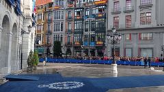 Los primeros invitados llegan al teatro Campoamor para la entrega de los Premios Princesa de Asturias 2023.