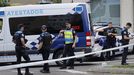 Despliegue policial tras el crimen