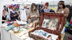 Celebraci�n del cuarto Maio Vintage Market en Boiro