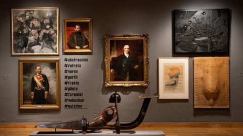 Algunas de las piezas expuestas en la muestra