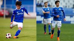 Javi Jorge Mier Real Oviedo Cadiz Carlos Tartiere Vetusta Requexon.Javi y Jorge Mier, en dos encuentros esta temporada