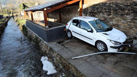 Las consecuencias de la tromba de agua en Viveiro