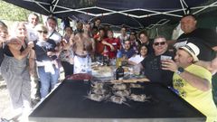 La diversi�n rein� en todas las meriendas, durante la jornada de ayer en Breamo