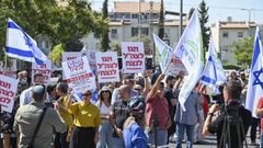 Marcha de colonos jud�os en Jerusal�n.
