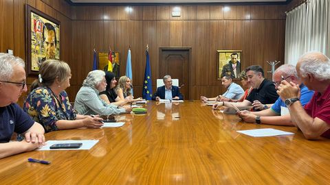 Reunión de la Junta de Gobierno de la Diputación de Ourense.
