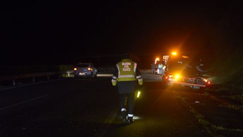 Los coches implicados circulaban en sentido Lugo