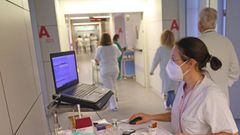 Unidad de geriatr�a en el HULA en una foto de archivo