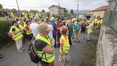 Andaina para lembrar o centenario entre Santiago e Orto�o