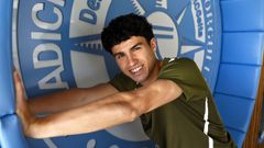 El jugador del Celta Fortuna Andr�s Anta��n sabe que les espera un rival muy f�sico en el primer cruce del �playoff�.