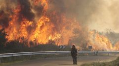 Las fotos del incendio de Toldaos
