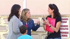 Minutos de angustia a las puertas del colegio de Cee