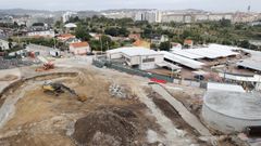 Imagen de archivo de obras en el Novo Chuac