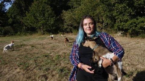 Rebeca Trigo es de Vigo pero se asent� en Ba�os de Molgas y acaba de terminar el curso en la Escuela de Pastores de Xinzo