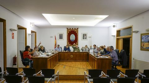 Foto de archivo de un pleno de Ribadavia