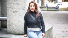 La peruana Nancy Josefina busca trabajo en Ferrolterra.