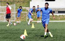 Manu Moreira asegura que el Compostela pelear� por objetivos importantes. 