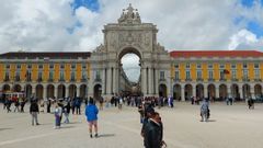 Pra�a do Com�rcio de Lisboa.