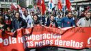 As se vivieron las manifestaciones del 1 de mayo en Santiago