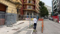 Obras en la avenida Fern�ndez Latorre