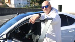 Marcos D�az Requeijo, taxista de Neda que recorre varias veces al d�a el trayecto por autopista entre Ferrol y A Coru�a