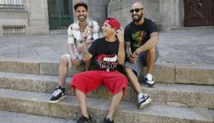 Djmil y Pablic (arriba) y Erin (en el centro) son tres de los miembros de Comando Katana. 