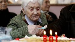 As� celebr� los 108 a�os Josefa