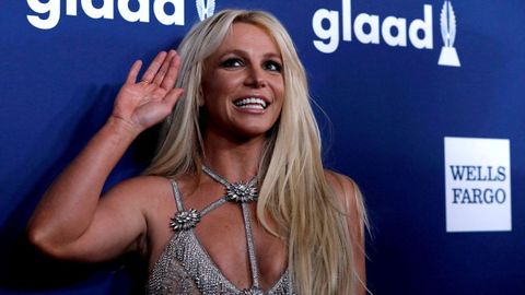 Britney Spears en una gala en el a�o 2018