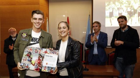 Ben fue homenajeado en el Concello de Viveiro tras su sexto puesto en el Mundial de Doha 2019