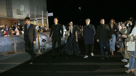 presentacion serie Operación marea negra, con fotocol, estará conselleiro de cultura e actores, entre eles, álex gonzález, PREESTRENO SERIE DE AMAZOM PRIME