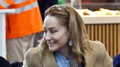 La presidenta del Celta, Mari�n Mouri�o.