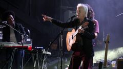 Kiko Veneno, en concierto en Ribeira.