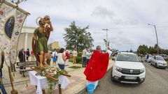 As� fue la procesi�n motorizada del San Cristovo en Carballo