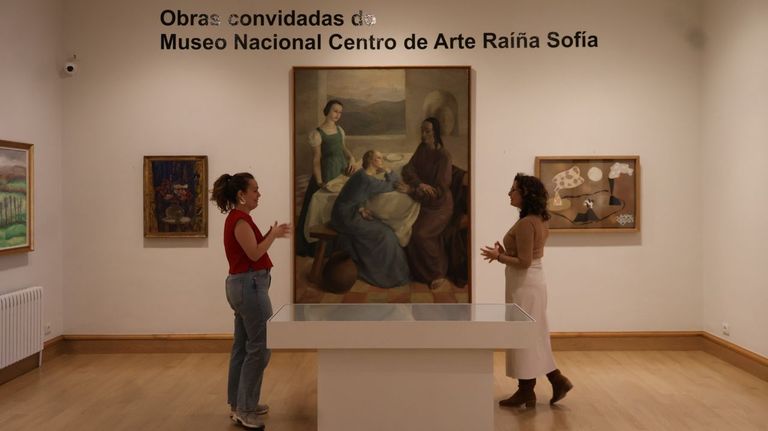 Los tres cuadros del Reina Sofa que se exponen en el Museo Provincial