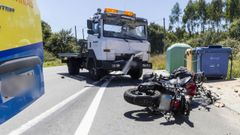 Accidente mortal en Carballo