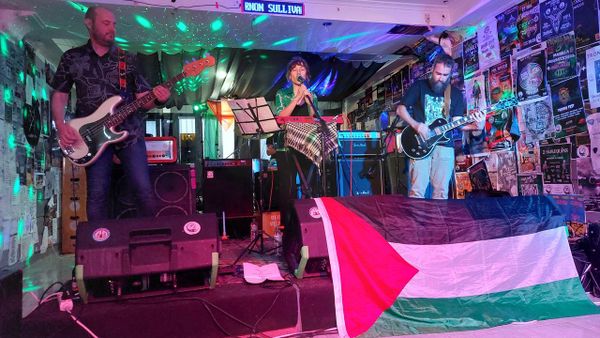 Este fin de semana, el Tronko Bar fue escenario del festival M�sica por Palestina