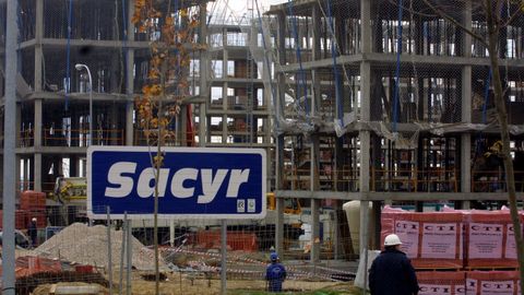 Imagen de archivo de una obra de Sacyr 