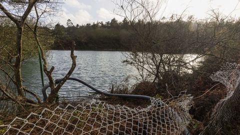 La balsa de monte Neme sobre la que ahora ponen el ojo las Administraciones