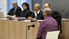 Sesi�n del segundo juicio por el asesinato del joven �lex en Lardero.