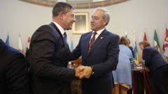 Besteiro en la toma de posesi�n de Jos� Tom� como presidente de la Diputaci�n de Lugo