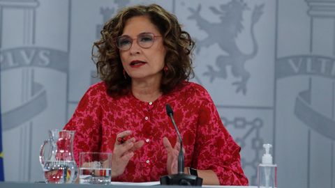 La ministra portavoz, Mar�a Jes�s Montero
