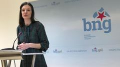 Olalla Rodil, viceportavoz del BNG en el Parlamento de Galicia 