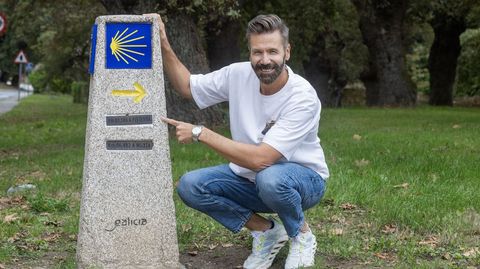 Rodrigo Costoya fixo o Camiño a Fisterra por vez primeira no 2002