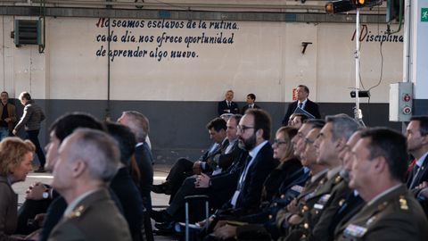 Varios invitados durante el III Encuentro del Ecosistema de la Industria Nacional de Defensa centrado en el Corredor Norte, en la F�brica de Armas de La Vega, a 17 de marzo de 2026, en Oviedo
