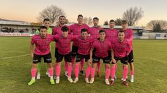 Equipo titular del Boiro en el duelo contra el As Pontes.