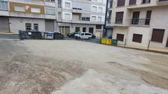 Nuevo aparcamiento p�blico gratuito que prepara el Concello de Celanova con acceso a la avenida Miguel �ngel Blanco.