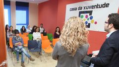 Foto de archivo de un curso en la Casa de la Juventud