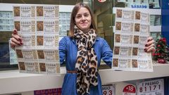 Vanesa Sotelo, de la administraci�n de la r�a do H�rreo de Carballo.