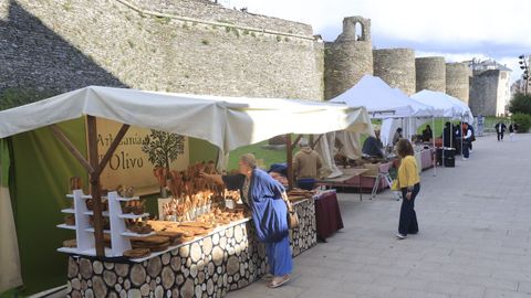 Feira de Antig�edades e Coleccionismo en la Praza da Mosqueira.